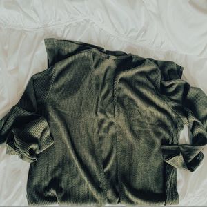 LONG CARDIGAN W/ SLIT